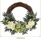 Spring Flower Wreath for Front Door, 20 Inch Hydrangea Door Wreath with White Berries, Summer Eucalyptus Wreaths for Front Door Outside All Season, Farmhouse, Indoor Outdoor Wall Decor